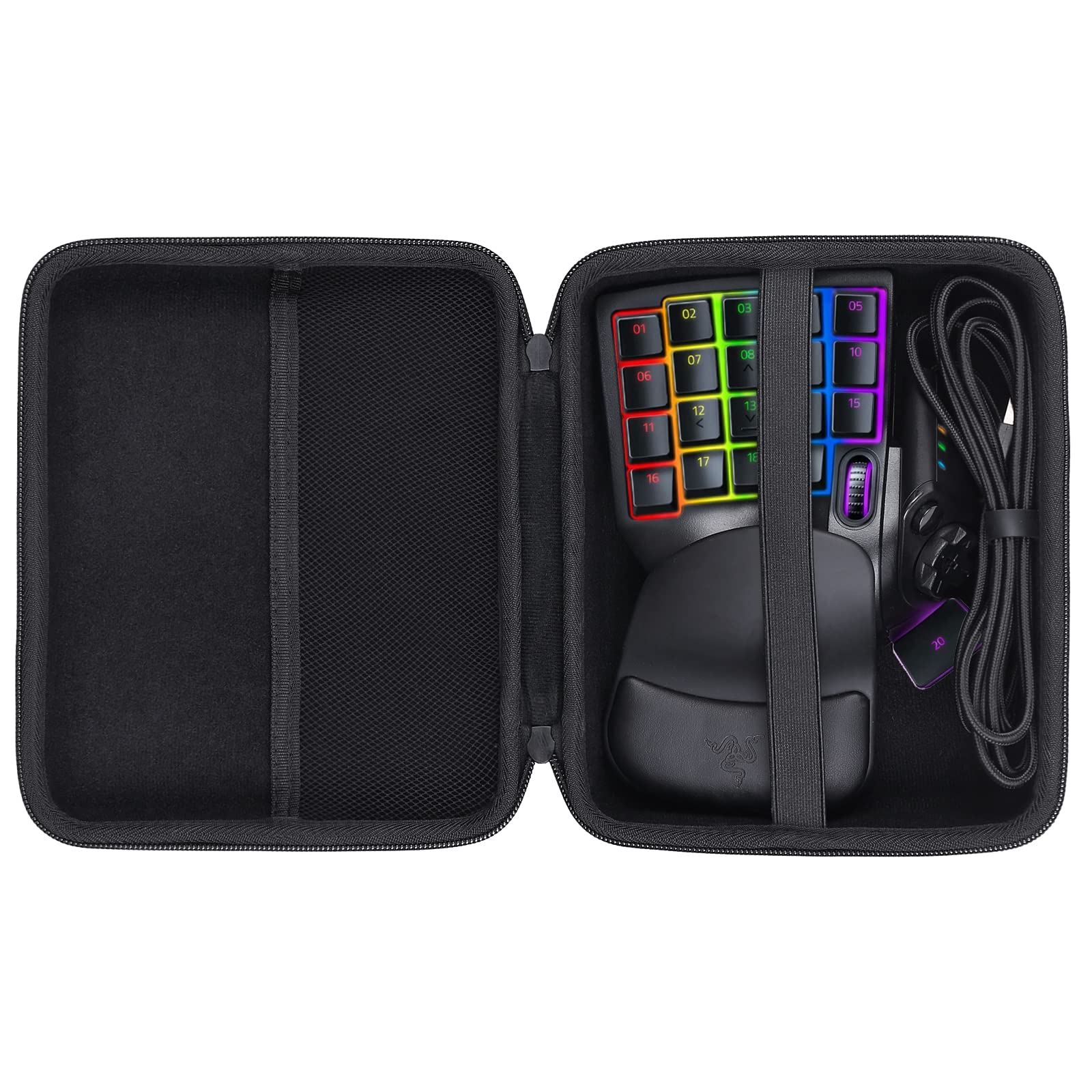 

Storage Compatible with Razer Tartarus Tartarus V2 Left Hand Keypad [co2CREA Case] Pro/Razer (Case Only)