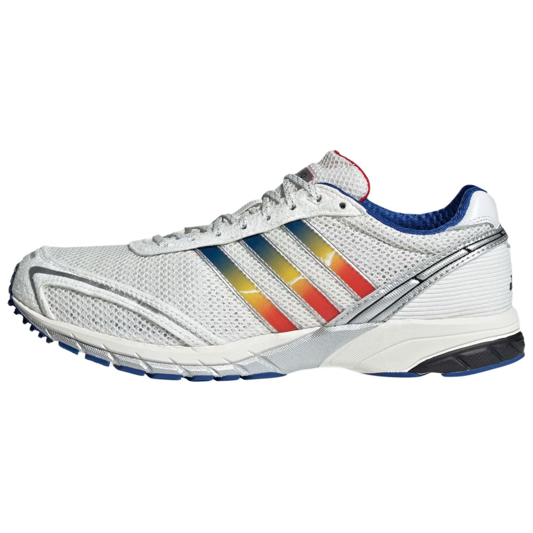 Adidas Adizero Adios OG Biela Viacfarebné Pruhy Dámske Tenisky Core-White Team-Royal-Blue Žltá JI2684 42