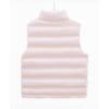 Women S Korean Style Short Waistcoat Stand Collar Zip Pocket Slim Fit Lightweight Vest