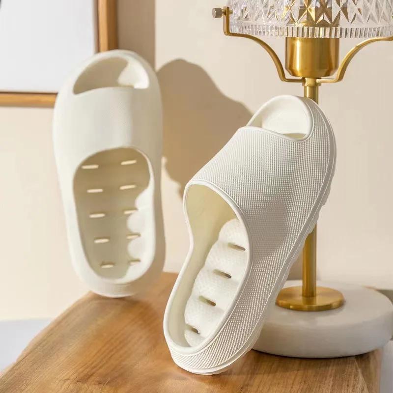 Men's Bathroom Bathing Slippers New Summer Indoor Home Eva Anti-Slip Anti-Odor Couple Shower Leakage Quick-Drying Slippers