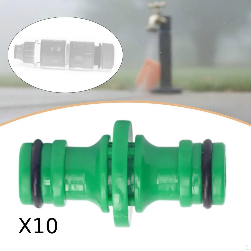 10 Pieces Garden Hose Connector Fittings for Plumbing Yard Irrigation System White