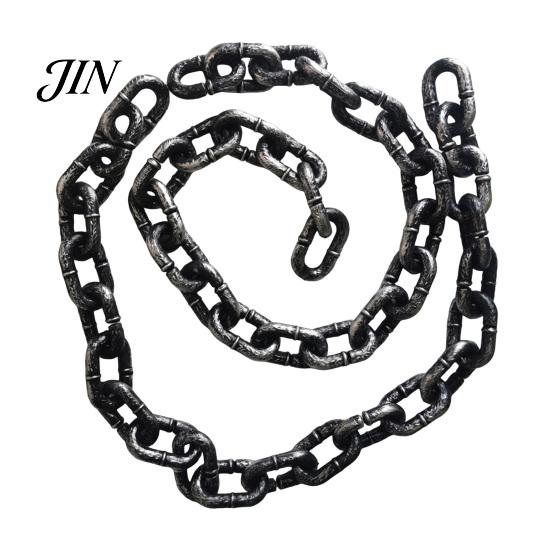 Giant Chain Dog Leash Leash, Lightweight Plastic Pet Looks Like for Chihuahuas Iron Chain, Stylish Big Small Dogs Photo Props S
