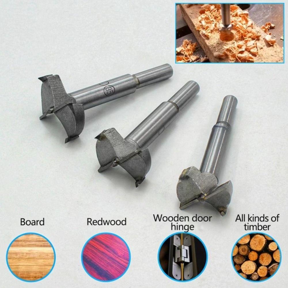 Self Centering Hinge Boring Carbon Steel Woodworking Hole Opener Boring Drill Bit  Drilling