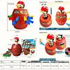 Creative Desktop Stress Relief Pirate Barrel Toys: Interactive Parent-Child Games