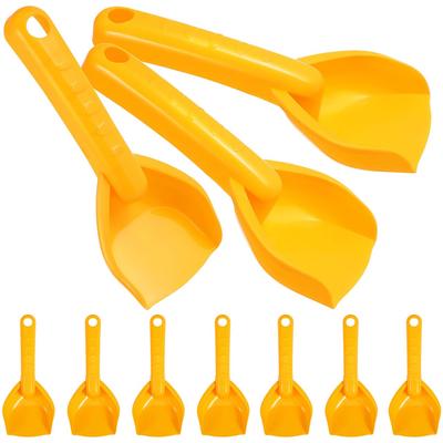 Cabilock 10-Piece Beach Shovel, Lightweight Plastic, Colorful Colors, Summer Sand Play, Fun Toy for Sandboxes, Play Areas, and Parties