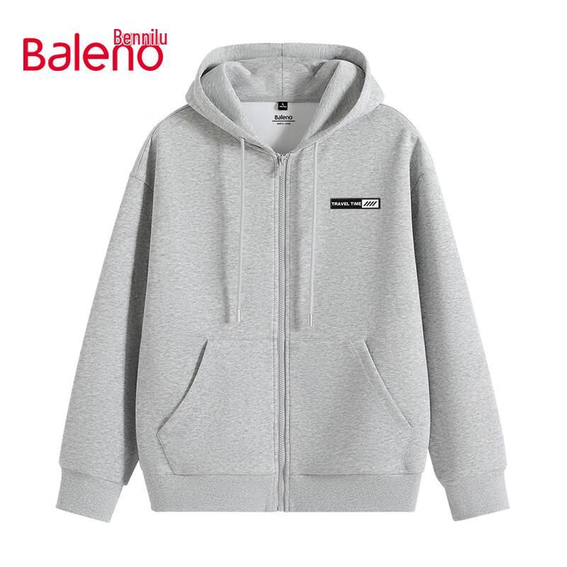 Baleno American Style Loose Fit Zip-Up Hoodie