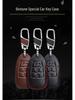 Genuine Leather Key Cover for 2019 Benteng X80 Car - Men's Key Bag with Buckle