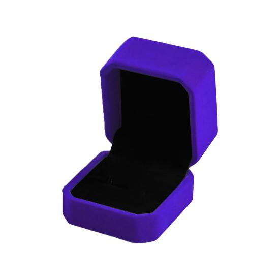 Velvet Ring Box, Small Portable Jewelry Gift Box, with Soft Lining Anti-Scratch Design, Ring Case for Wedding, Engagement, Proposal