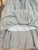 European & American A-line Pleated Cotton Linen Skirt with Elastic Waist - Mid-Length, Versatile, Women's
