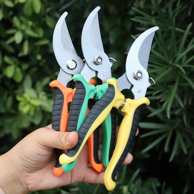 Professional Garden Scissors Stainless Steel Shears Bypass Pruning Tree Thick Branch Trimming Beak Scissors Sharp Hand Pruners