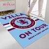 Aston Villa Logo Carpet Rug for Living Room Bedroom Home Sofa Decoration,Kids Play Nonslip Floor Mat