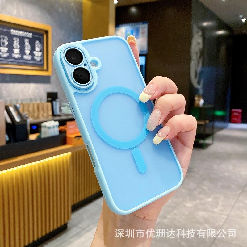 Applicable to iPhone11 mobile phone case matte magnetic suction Apple 11 skin feeling 11 with lens film all-inclusive anti-drop protective cover