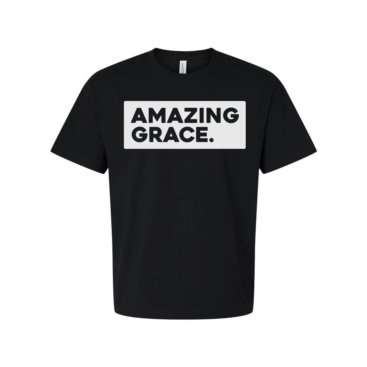Amazing Grace Graphic T Shirt for Unisex Christians, Suitable for Daily Wear, In 3XL