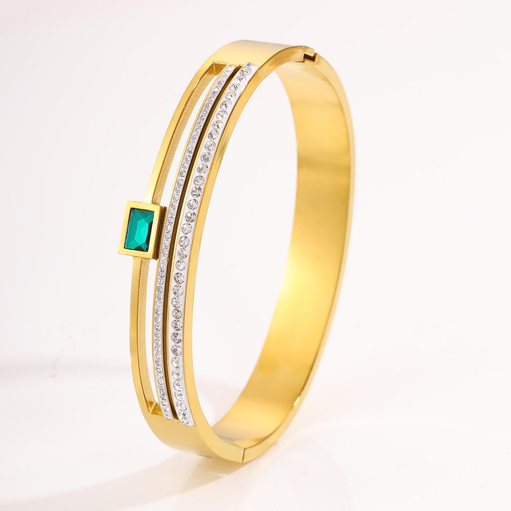 Titanium Steel Non-fading Women's Light Luxury Personalized Design Gold Fashion Trend Jingle