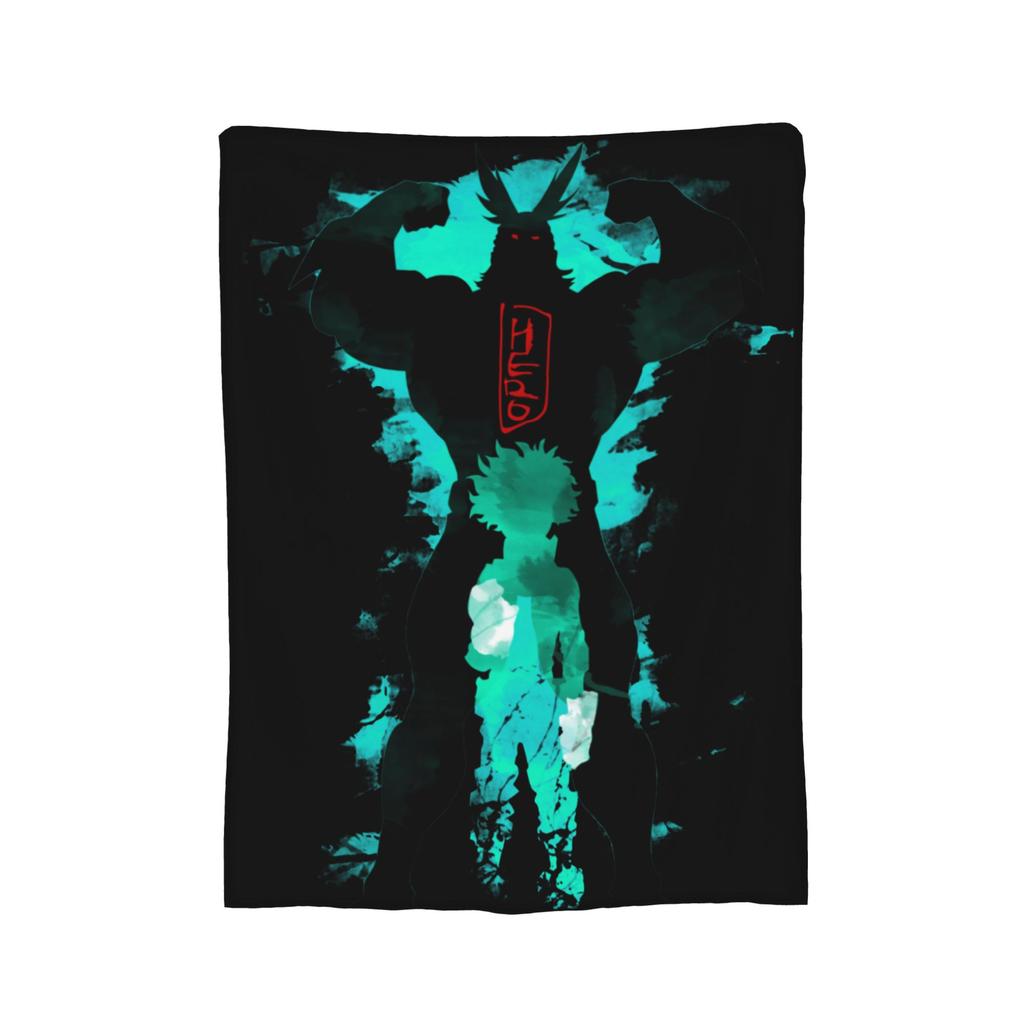 My Hero Academia Blankets Fleece Anime Warm Throw Blankets for Car Sofa Couch Bedroom Quilt