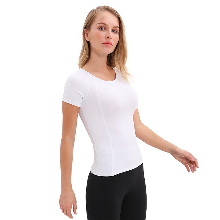 

Женская сексуальная футболка для йоги с влагоотводящей спиной Medium