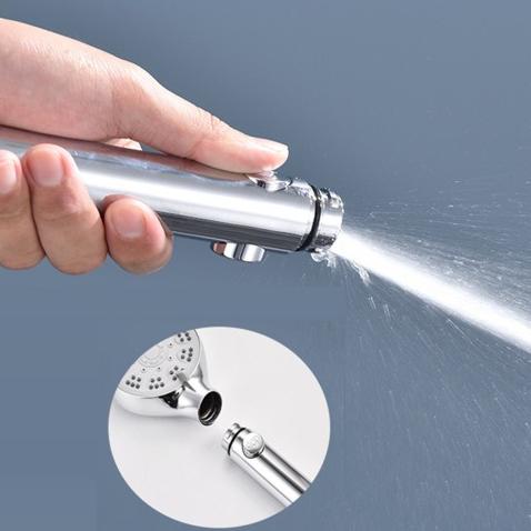 High-pressure Shower Head Set 5 Modes of Adjustment Showerhead Water-saving One-touch Stop Bathroom Accessories