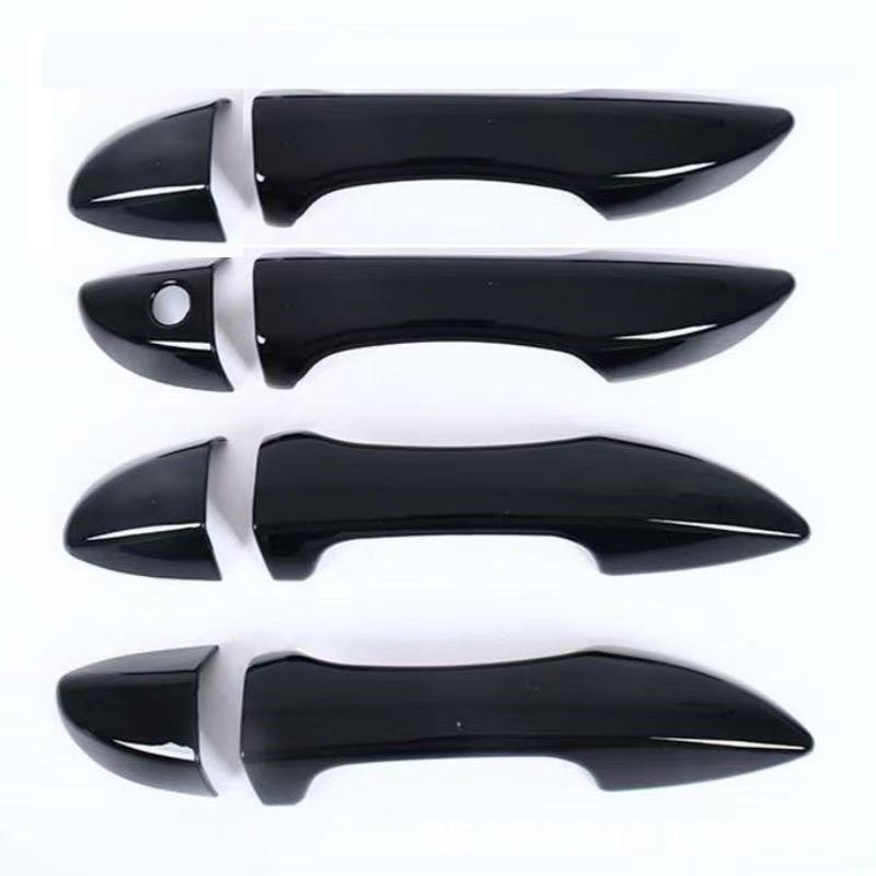 For LHD RHD Toyota Corolla 2014-2018 Car Carbon Style Black Exterior Door Handle Moulding Cover Trim Vehicle Accessories Decor