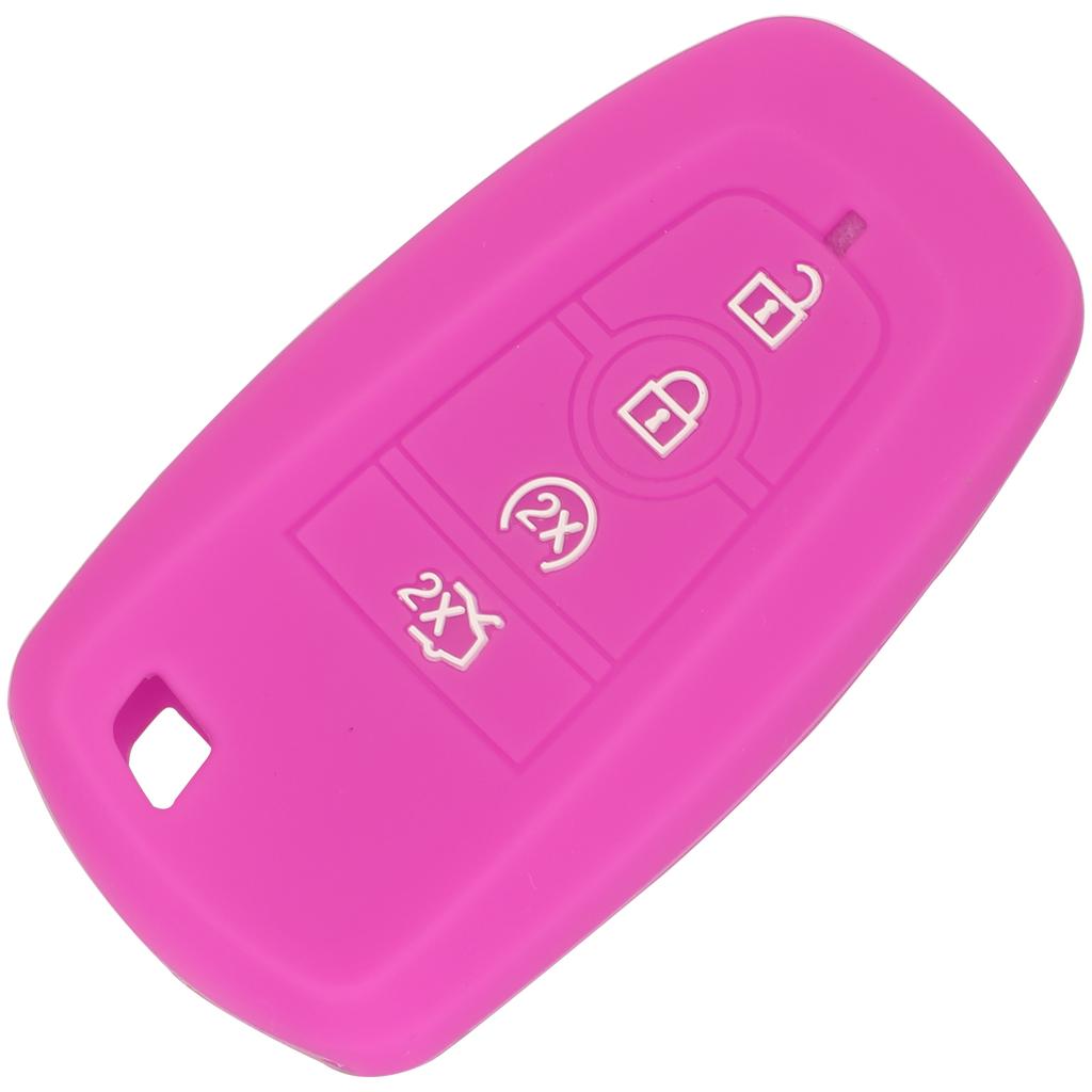 Jingyuqin Fernbedienung 4 Tasten Schlüsselhülle Abdeckung Für Ford Fusion Mustang Explorer F-150 F-250 F-350 2017 2018 Skin Halter