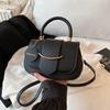 Ladies' Bag, Shoulder Bag, Saddle Bag, Simple and Versatile Handbag, Fashionable Contrasting Underarm Bag, Casual Crossbody Bag