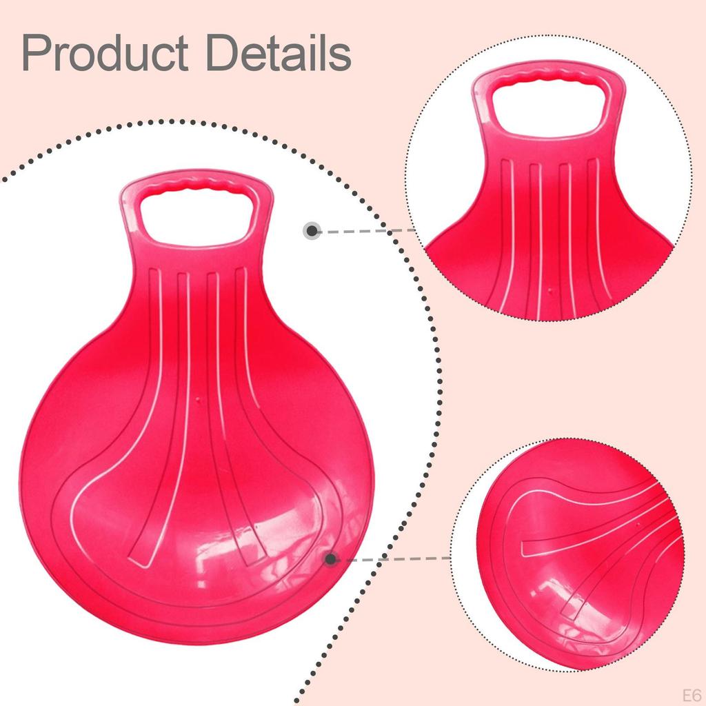 Polypropylene Sled-type Sliding Disc, Portable And Multi-purpose for Children, 20 X 14.2 Inches.