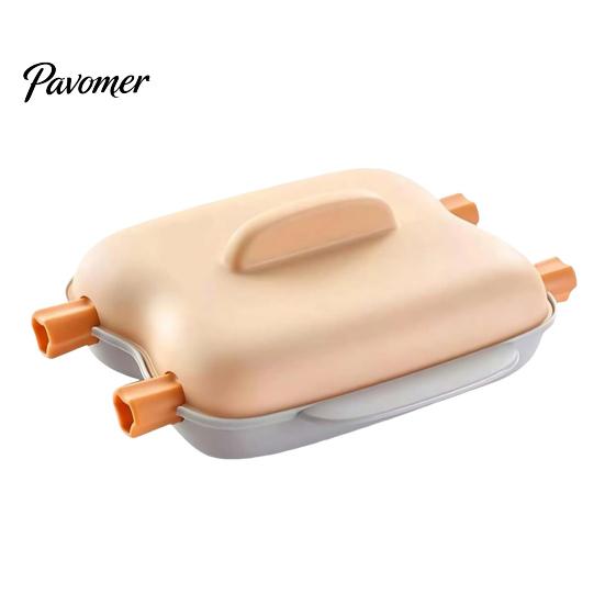 Quick Breakfast Corn Maker Microwave Steamer Container, Food Grade PP Cooker for Baking Sweet Potato Egg Custard, Reusable Kitchen Gadget Fast Cooking