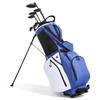 Golf Cart Bag, 7 Way Top Divider Organizer, Club Stand Bag with Full-length Divider, Handles, Dual Support Legs, Storage Pockets, Dual Shoulder