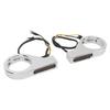 Front Fork LED Turn Signal Light High Brightness Stability Fork Clamp Indicators Lights for 41MM Fork