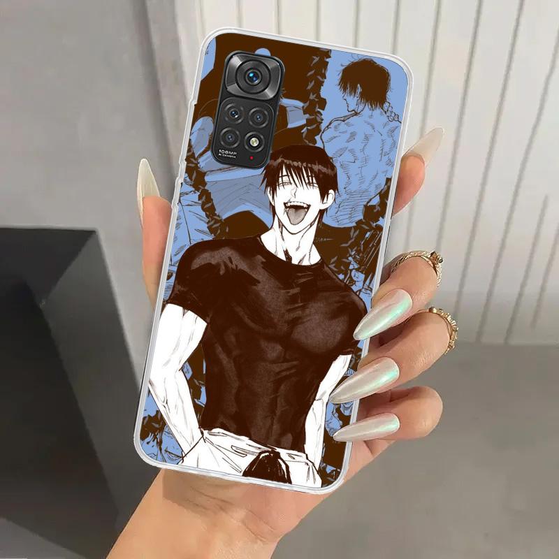 Jujutsus Fushiguro Toji Phone Case for Xiaomi Redmi Note 15 14 14S 13 12S 12 Pro 11S 11 Plus 11T 11E 10S Soft Funda Print Shell