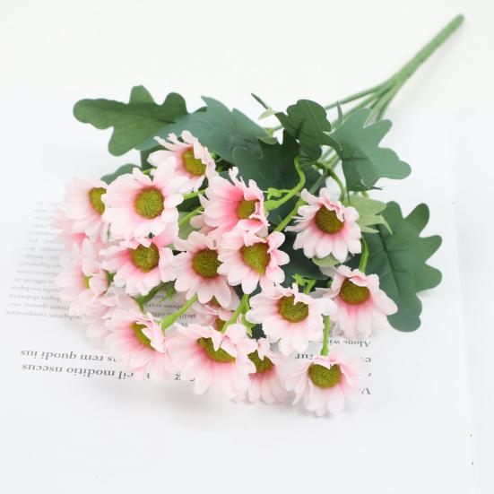 1/5/10Pcs Fall Artificial Flower UV Resistant Fake Plastic Flower Home Wedding Party Table Centerpiece Indoor Outdoor Faux Bloom Decoration
