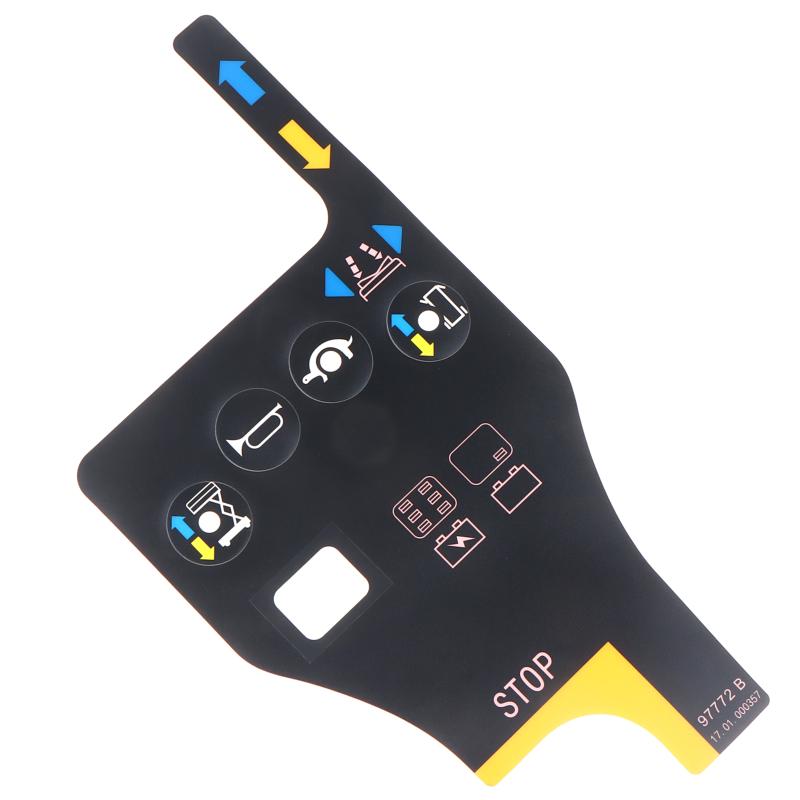 

97772 97772Gt Decal For Genie Sciccor Lift Aerial Work Platform Controller Panel Four-Button Stickers Aerial Lift Parts чёрный