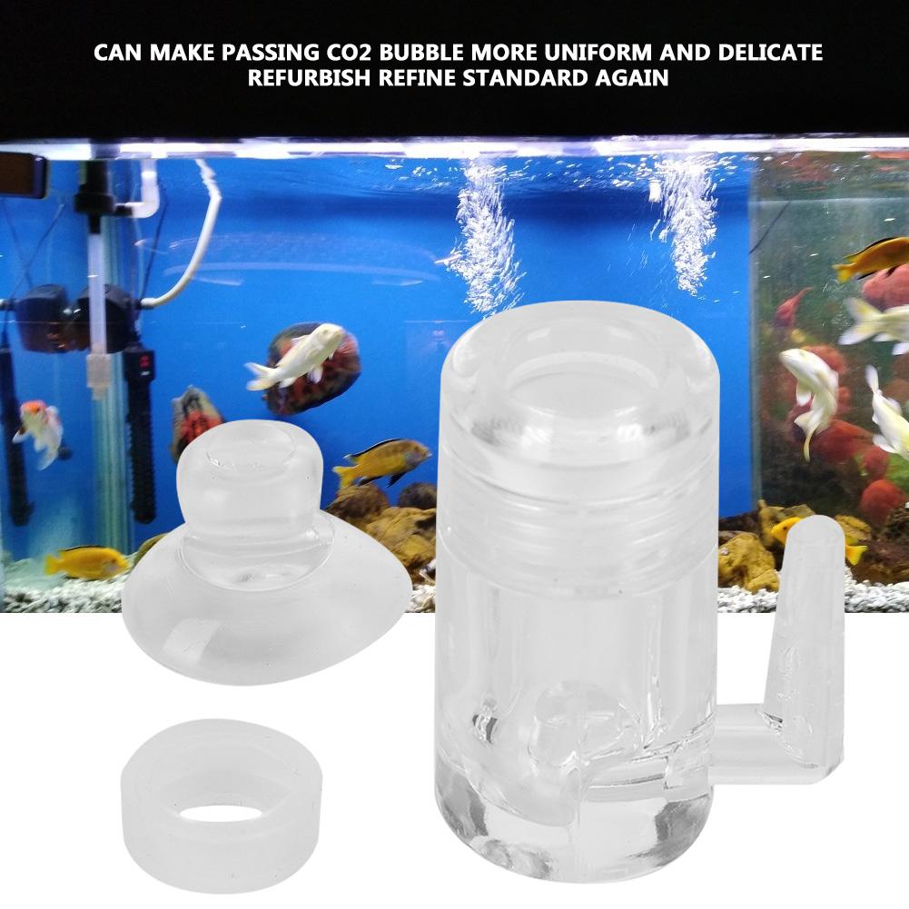 Acrylic High Transparent Aquarium Carbon Dioxide Refiner with Bubble Counter Function Water Plants CO2 Atomizer