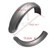 Motorcycle 5"/6'' Steel Ribbed Rear Fender Raw Rolled Edge Fit For Harley Chopper Bobber Custom Rigid Universal