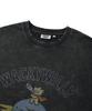 WACKY WILLY Kiki Washed Graphic Sweatshirt Charcoal