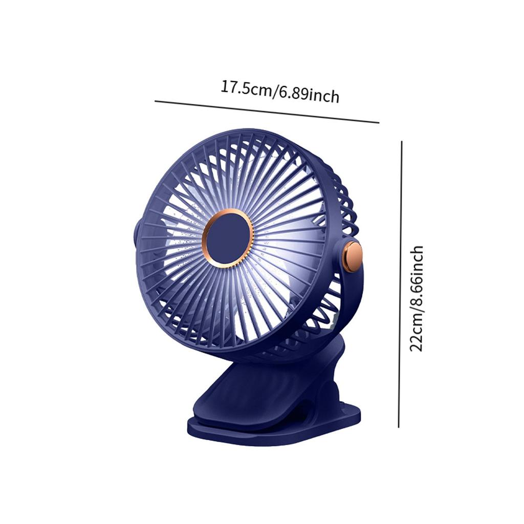 Usb Mini Handheld Clip Fan Portable Ultra-Quiet Rechargeable Electric Cooling Fan Cute Small Size For Students And Home Use