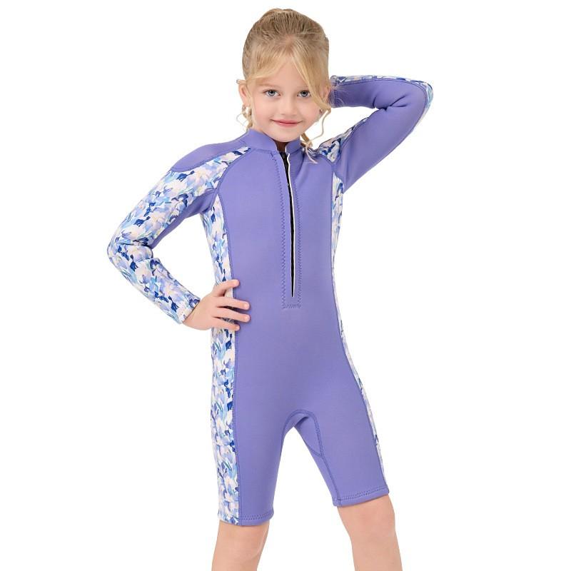 

Sabolay 2.5mm Children s Diving Suit Men Girls One-piece Swimsuit Warm Sun-protection Surfing XXL(140CM-150CM)