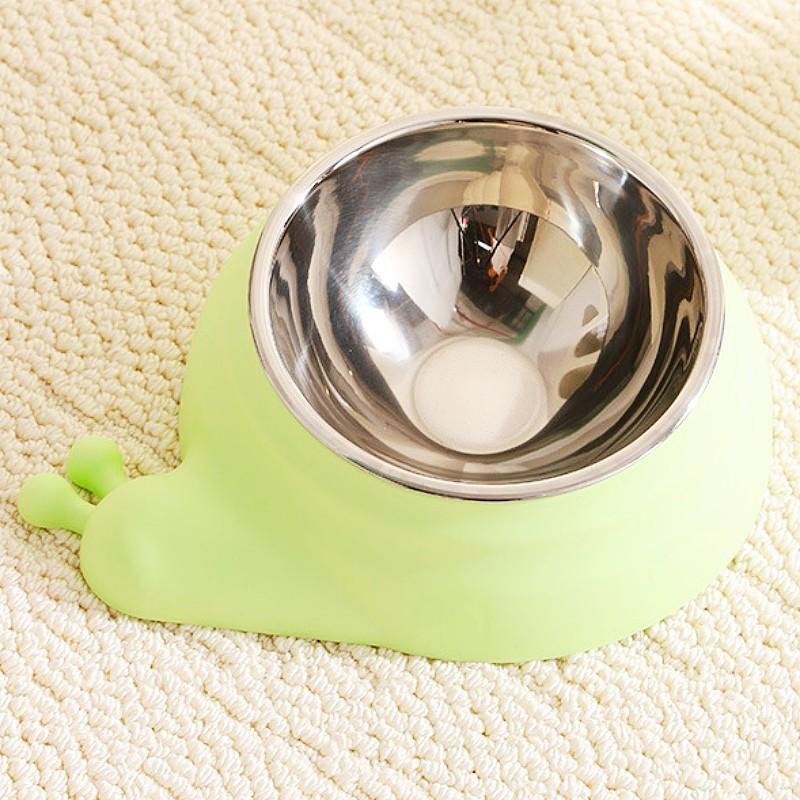 Dog Bowl Neck Protector Cat Food Bowl Cute Stainless Steel Bowls for Dog Feeding Non-slip Dogs Water Bowls Dogs Feeder Container