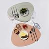 Nordic Faux Leather Waterproof Heat-Resistant Dining Placemat & Coaster Set