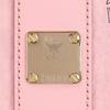 MCM Liz Visetos Classic Pattern Artificial Leather Handbag, Shoulder Bag Small Women's Pink MWPGSLR03PZ001