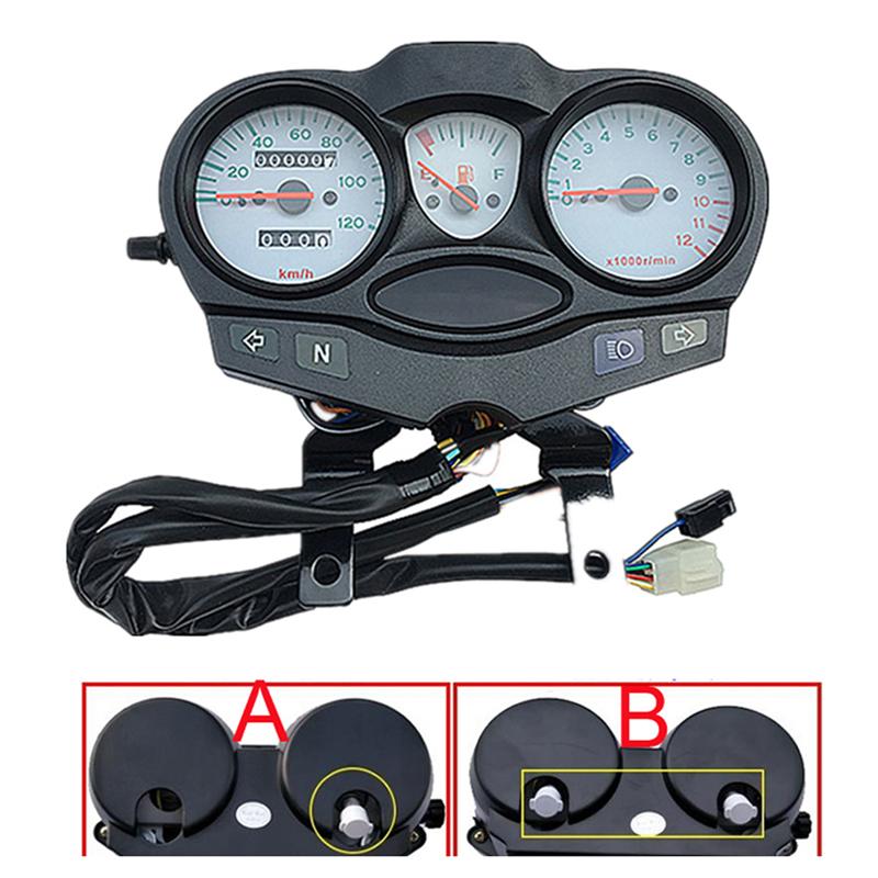 Motorcycle Tachometer Speedometer for Haojue Suzuki Haojin Dayang Qingqi Qjmotor EN125 EN150 HJ125 1/2 Cables Speed Meter Clock
