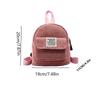 Korean Style Corduroy Backpack Handbag Women School Bags Casual Mini  Shoulder Bags  Girls
