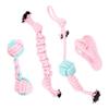 Puppy Rope Toy 4X Tough Chew Toys Interactive Pull Puzzle For Mental Stimulation Boredom Relief Activities For Indoor Outdoor