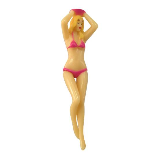 Bikini Beauty Plastik Golf Tee, Badeanzug Damen Golfballhalter, Golf Trainingshilfe Tee für Indoor Outdoor Driving Range