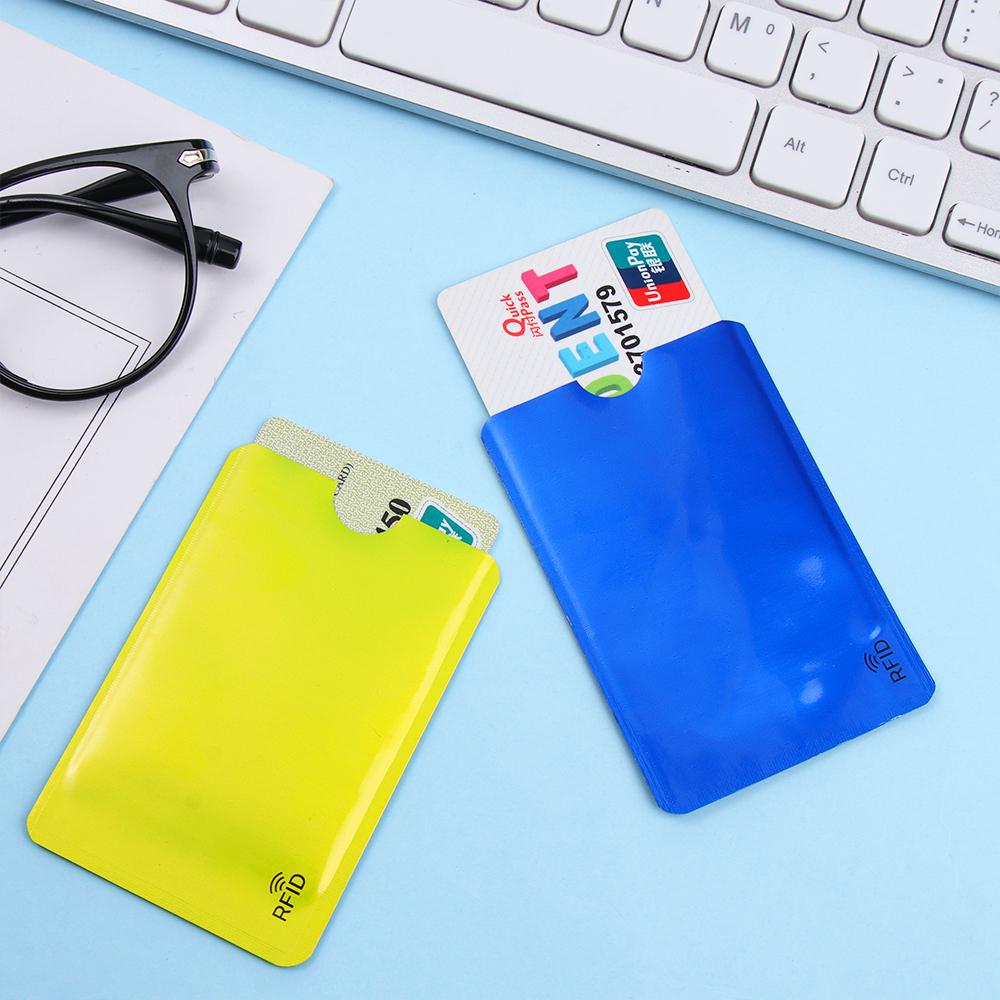 1/5 szt. Uchwyt na kartę Rfid Antykradzieżowy Aluminiowy Blokujący Etui Ochronne Pokrowiec na Karty Kredytowe Bankowe Bezpieczeństwo Smart Reader Torba do Przechowywania