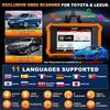 2025 LAUNCH Creader Elite V2.0 fit for Toyota Lexus Bi-Directional Scan Tool, Full System OBD2 Scanner, All Reset Service Code R