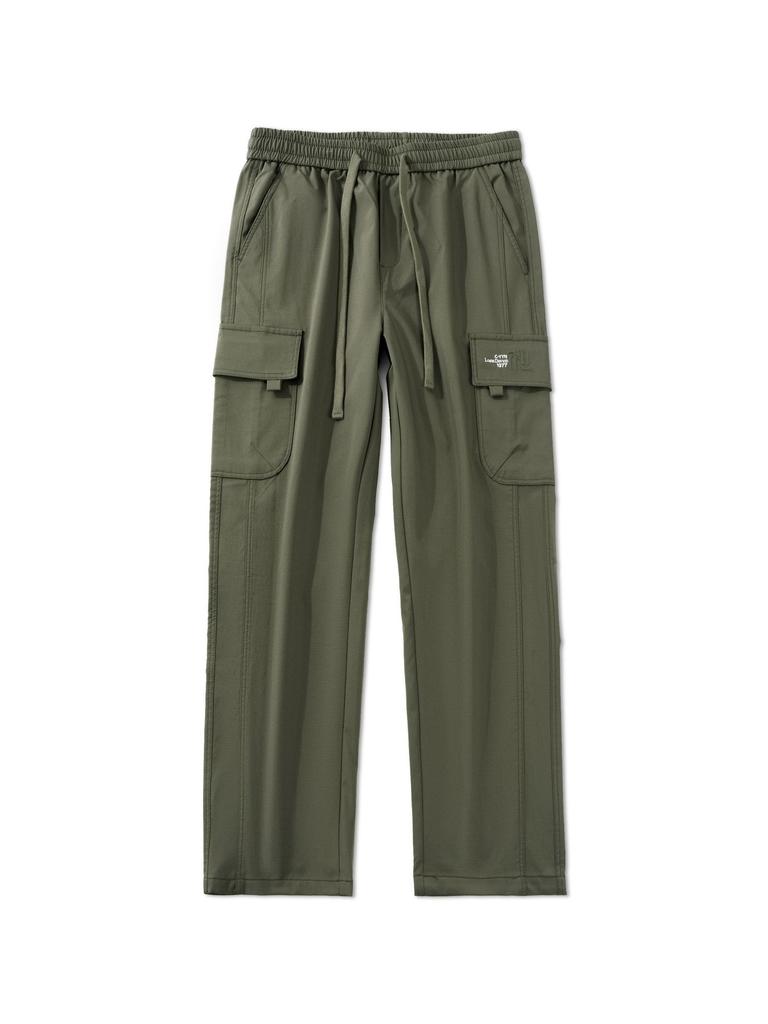 Minger | Spring and Summer New Loose Wide Leg Overalls Men's American Trend Brand Fashion Straight Casual Pants