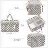 Hinwo Diaper Storage Bag, Diaper Pouch, Baby Supplies Storage Case, Basket, Bag, Box, Foldable, Baby, Baby Prep, Baby Gift (Gray Star)