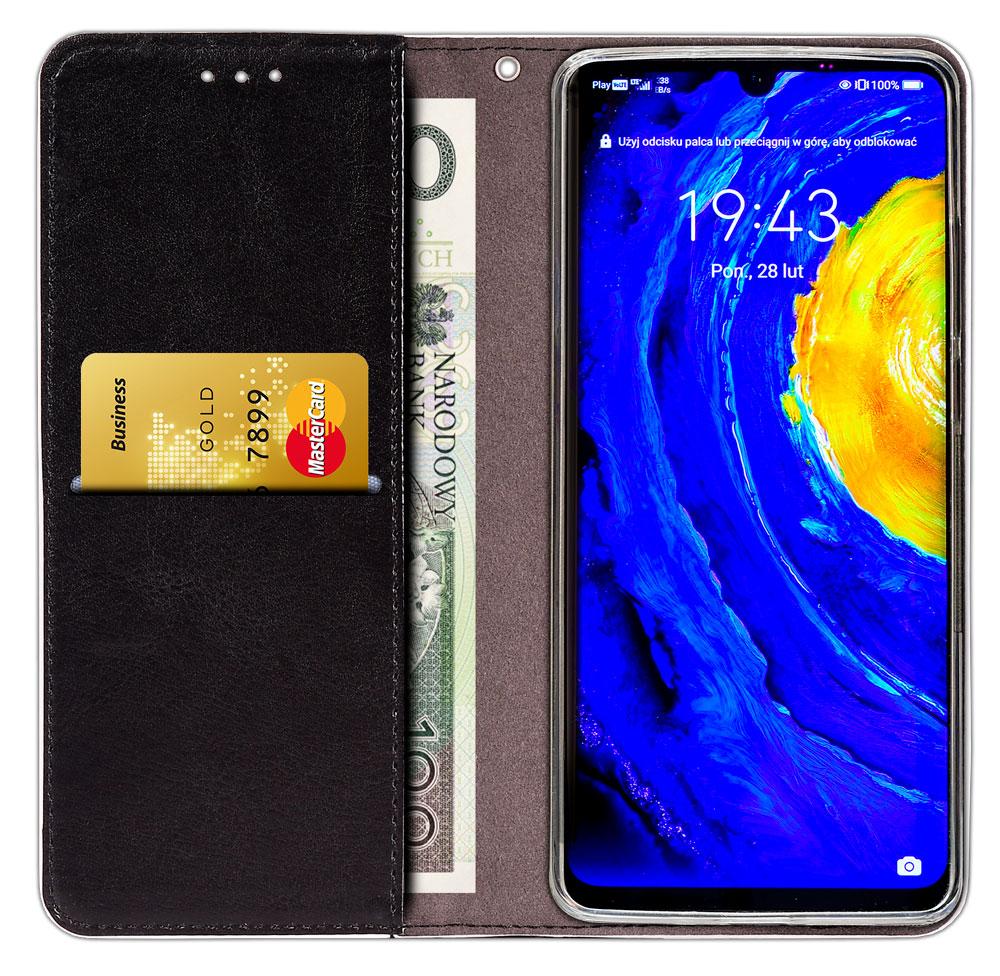 Etui Typu Portfel Do Motorola Moto G86 Power - Pokrowiec Bluemoon Nadruk + Szkło 9H