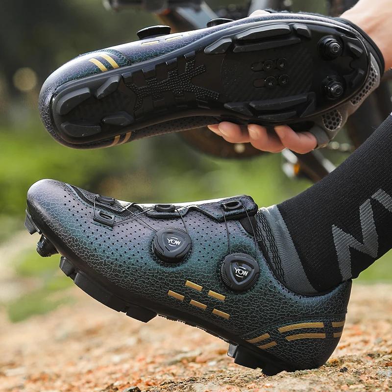 MTB Cycling Shoes Mountain Bike Shoes Men Women Anti-Slip Indoor Cycling Shoe SPD Cycling Racing Outdoor cleats shoes