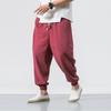 Harajuku Übergroße Lockere Lässige Baumwolle Leinen Harem Jogginghosen Herren Streetwear Atmungsaktive Jogginghosen Große Größen Bis 5XL